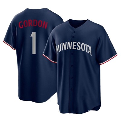 Youth Nick Gordon Minnesota Twins Replica Navy Alternate Jersey