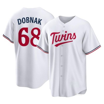 Youth Randy Dobnak Minnesota Twins Replica White Home Jersey