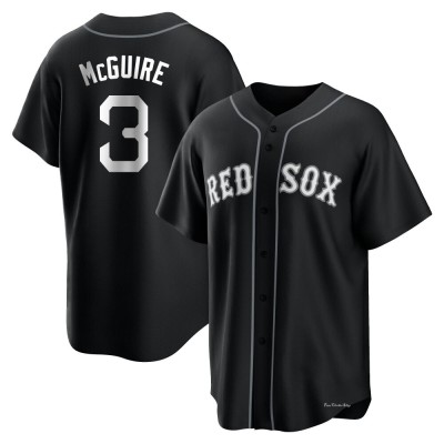 Youth Reese McGuire Boston Red Sox Replica Black/White Jersey