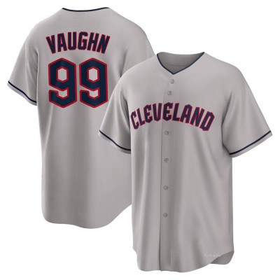 Youth Ricky Vaughn Cleveland Guardians Replica Gray Road Jersey