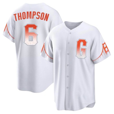 Youth Robby Thompson San Francisco Giants Replica White 2021 City Connect Jersey