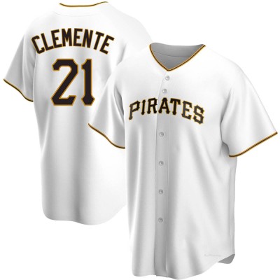 Youth Roberto Clemente Pittsburgh Pirates Replica White Home Jersey