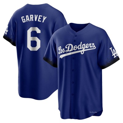 Youth Steve Garvey Los Angeles Dodgers Replica Royal 2021 City Connect Jersey