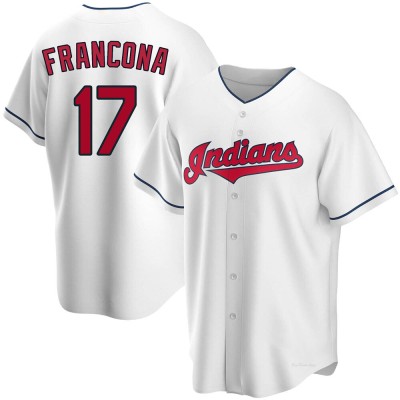 Youth Terry Francona Cleveland Guardians Replica White Home Jersey