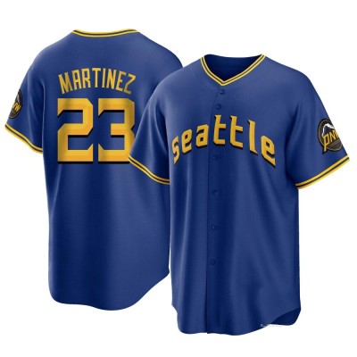 Youth Tino Martinez Seattle Mariners Replica Royal 2023 City Connect Jersey