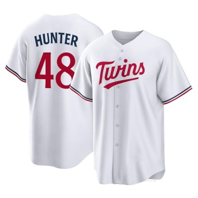 Youth Torii Hunter Minnesota Twins Replica White Home Jersey